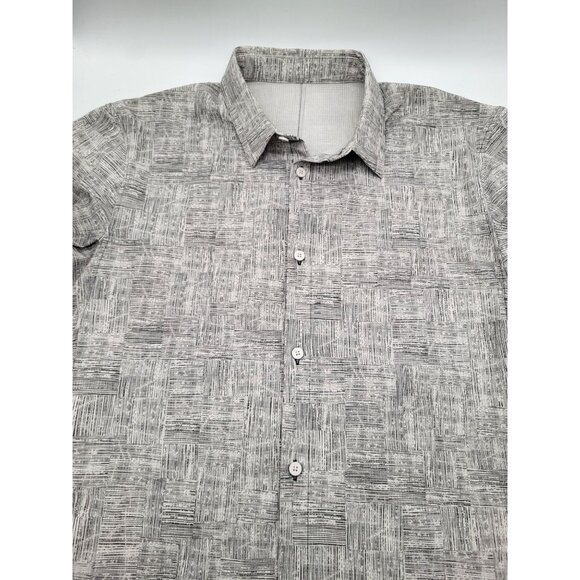 lululemon athletica Other - Lululemon Mens Airing Easy Button Up Shirt Print Performance No Size